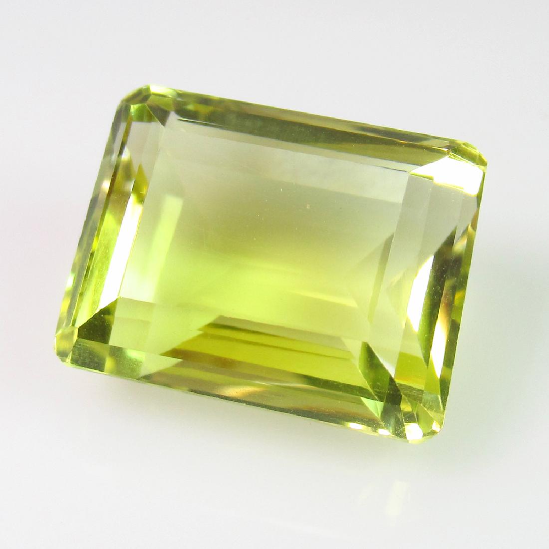 17.00 Ct Natural Lemon Quartz 16.5X13 mm Emerald Cut (1 of 2)