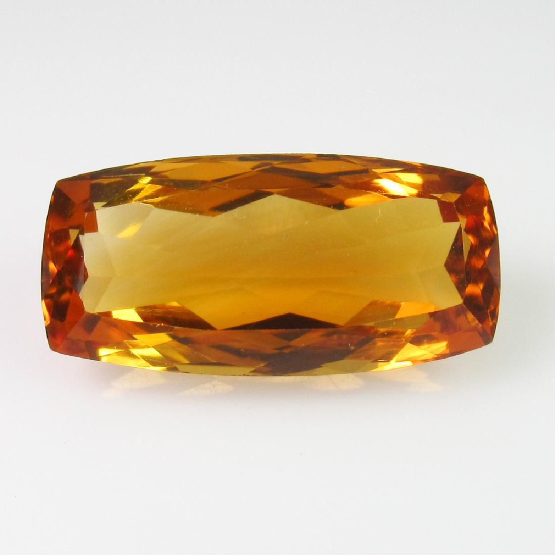 11.20 Ct Genuine Madeira Whisky Citrine Cushion Cut (1 of 2)