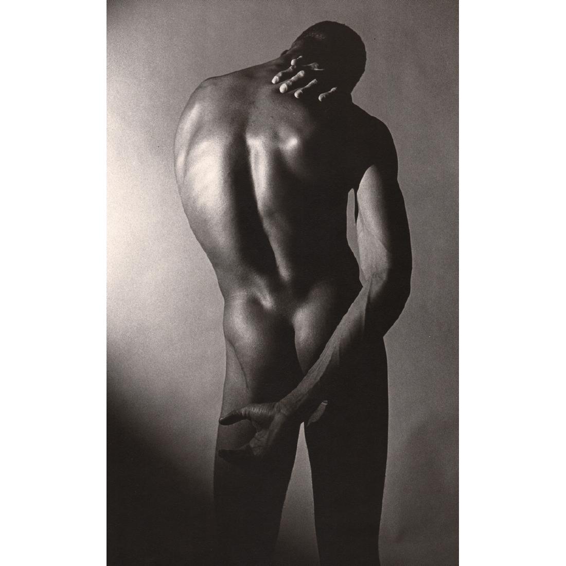 STEPHAN LUPINO - Male Nude: Artist: STEPHAN LUPINO Print Title: Male Nude Medium: Photo-engraving Printing Date: 1980's Printed in Germany Image Size approx: 8 x 12.5 inches Stephan Lupino was one of the most flamboyant characte
