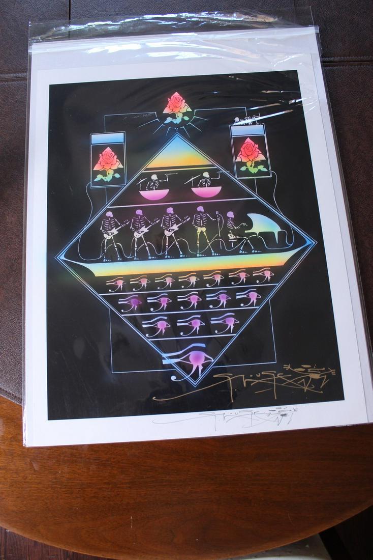 Graphic of Great Pyramid Egypt Tour Grateful Dead (1 of 2)