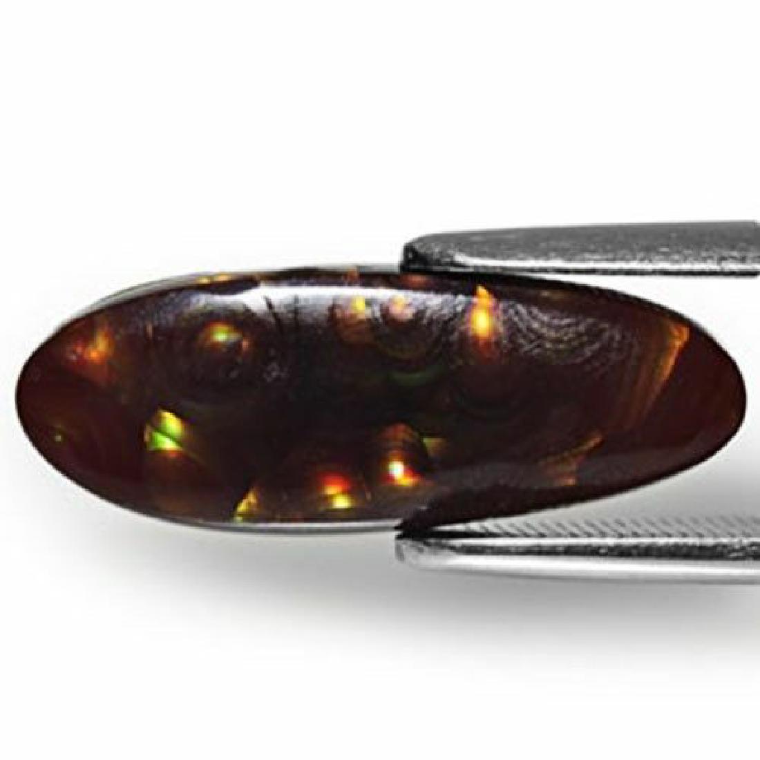 4.59-Carat Mexican Fire Agate with Rare Golden Green (1 of 1)