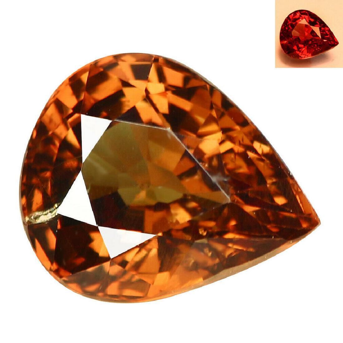 2.27 ct natural brown to red color change garnet (1 of 2)