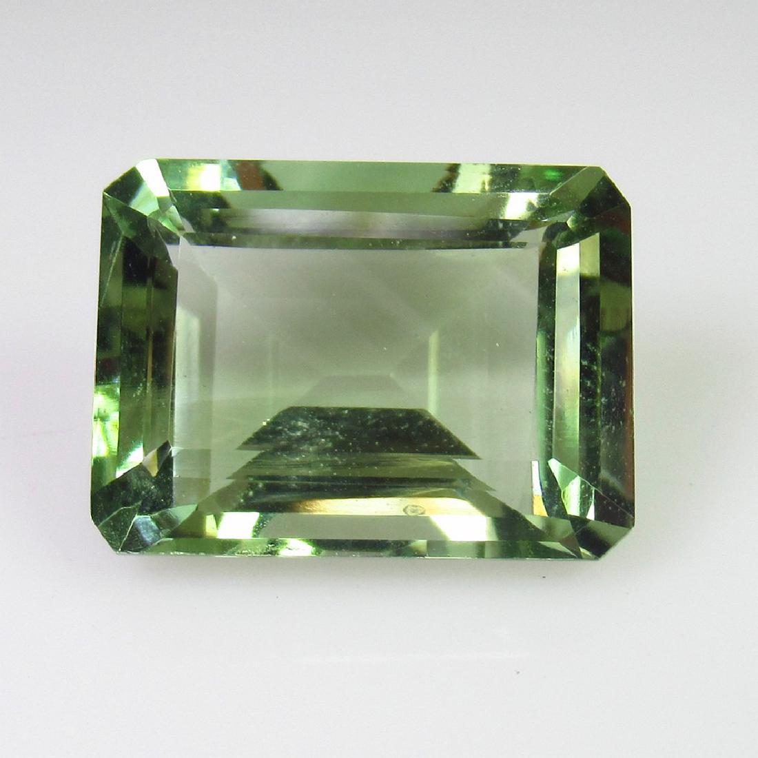 10.71 Ct Genuine Green Amethyst 16X12 mm Octagon Cut (1 of 2)