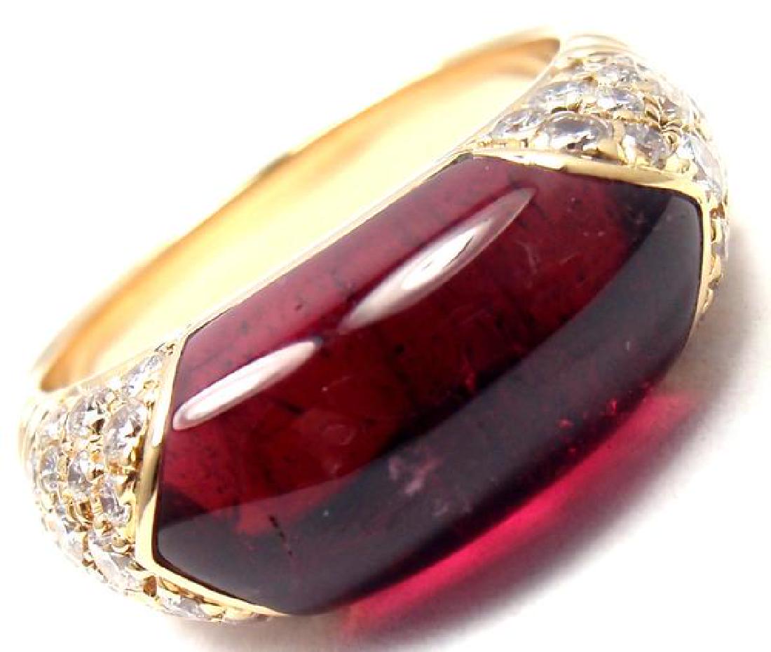 Bulgari Bvlgari 18k Yellow Gold Diamond Large Pink (1 of 12)