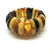 Extraordinar old cut amber bracelet 105 gr