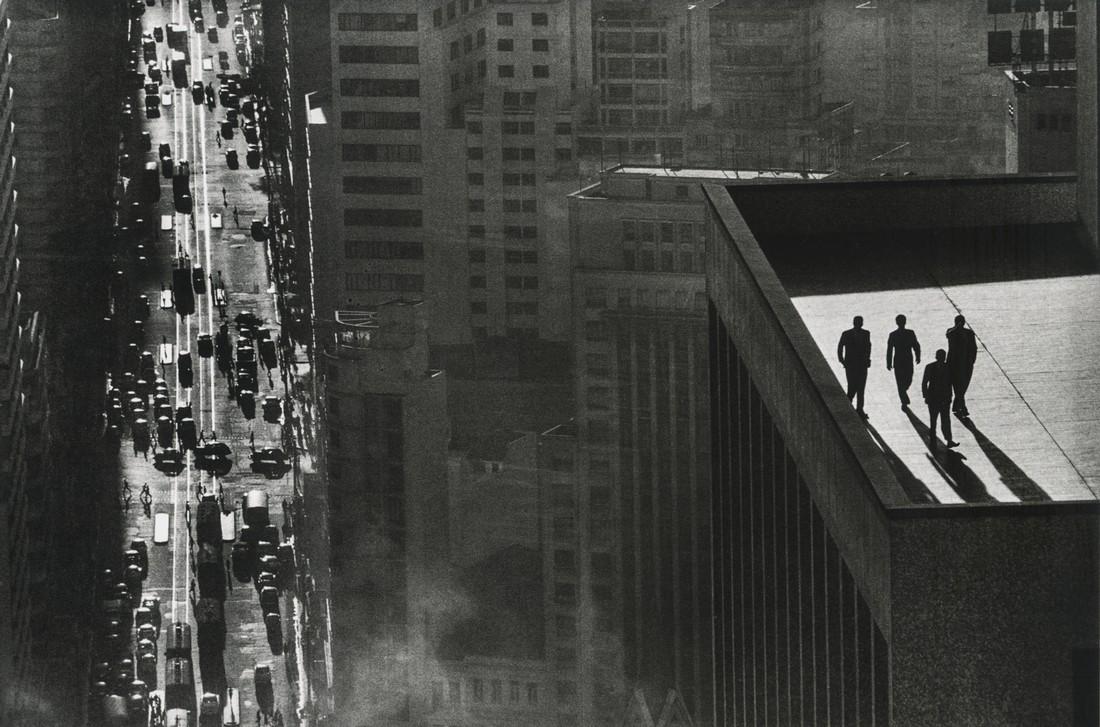 RENE BURRI - Sao Paulo, Brazil, 1960: Artist: Rene Burri Title: Sao Paulo, Brazil, 1960 Medium: Photo Litho, 2009, China Dimensions: 7.45x4.9" Heat Wax Mounted on 8.5x11" Conservation Board Rene Burri (1933 - 2014) was a Swiss photographe