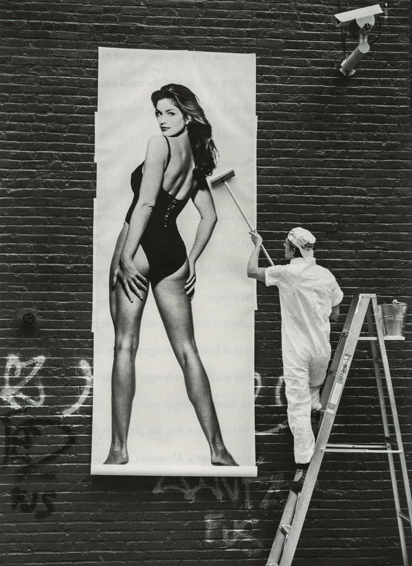 PATRICK DEMARCHELIER - Cindy Crawford: Artist: Patrick Demarchelier Title: Cindy Crawford Medium: Photo Litho, 1997, Italy Dimensions: 6.55x8.95" Heat Wax Mounted on 11x14" Conservation Board Patrick Demarchelier ( b. 1943 ) is a French fa