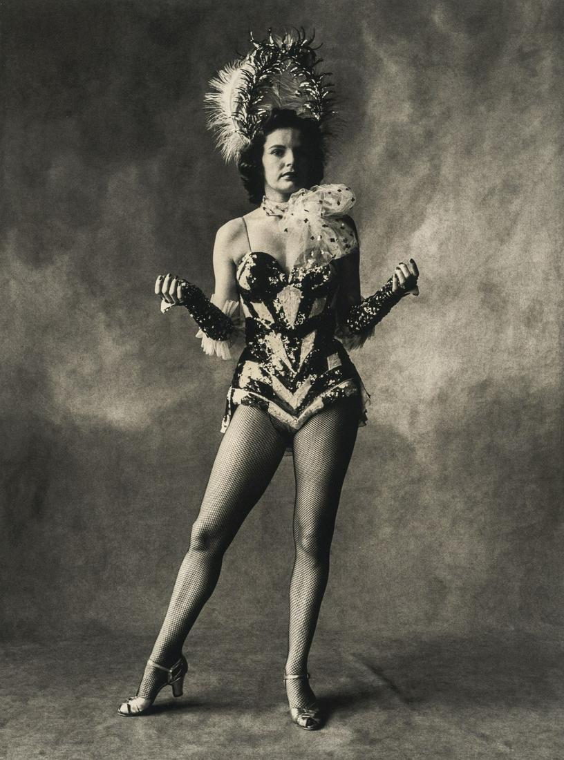 IRVING PENN - Rockette, New York, 1951: Artist: Irving Penn Title: Rockette, New York, 1951 Medium: Photo Litho, 2009, USA Dimensions: 6.7x9.05" Heat Wax Mounted on 11x14" Conservation Board Irving Penn (1917-2009) was an American photograp