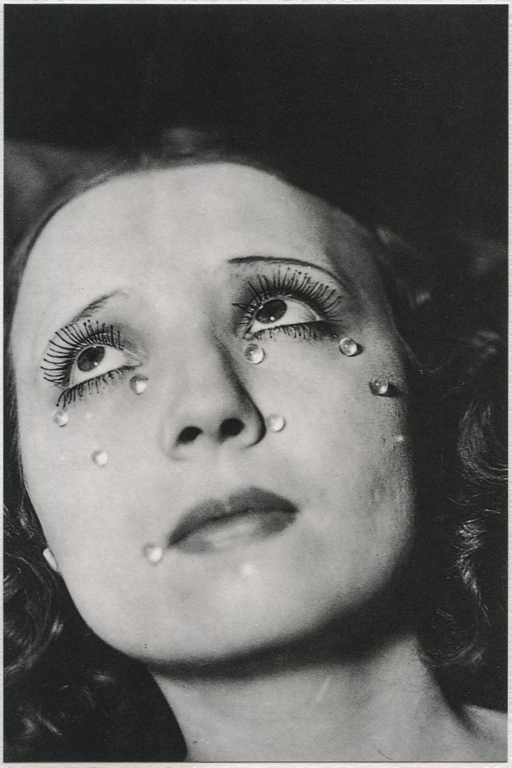 MAN RAY - Tears: Artist: Man Ray Title: Tears Medium: Photo Litho, 1985, Hong Kong Dimensions: 4x6" Heat Wax Mounted on 8.5x11" Conservation Board Man Ray, original name Emmanuel Radnitzky, was born on August 27, 1890