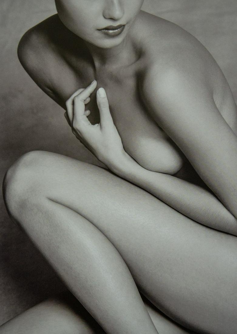 LISA SPINDLER - Nude: Artist: Lisa Spindler Title: Nude Medium: Photo Litho, 2006, Hong Kong Dimensions: 8.5x11.8" Heat Wax Mounted on 12x16" Conservation Board Reserve: $40.00 Shipping: Domestic: Flat-rate of $15.00 to an