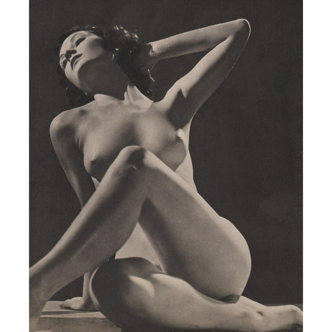 STEPHEN DEUTCH - Nude: Artist: STEPHEN DEUTCH Print Title: Nude Medium: Sheet-fed Gravure Printing Date: 1930's Printed in the USA Image Size: 7 X 8 inches Stephen Deutch is one of the few photographers who succeeded in the