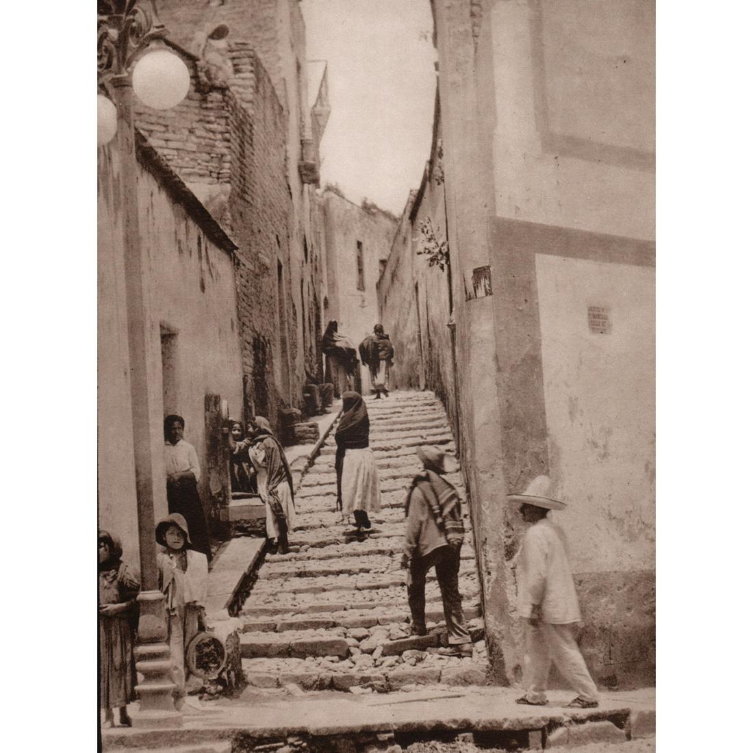 TINA MODOTTI - Stairway, 1928: Artist: TINA MODOTTI Print Title: Stairway, 1928 Limited Edition Folio 428/1000 Medium: Sheet-fed Gravure Printing Date: 1970's Printed in Italy Image Size approx: 7 X 9.5 inches Tina Modotti (1896-19