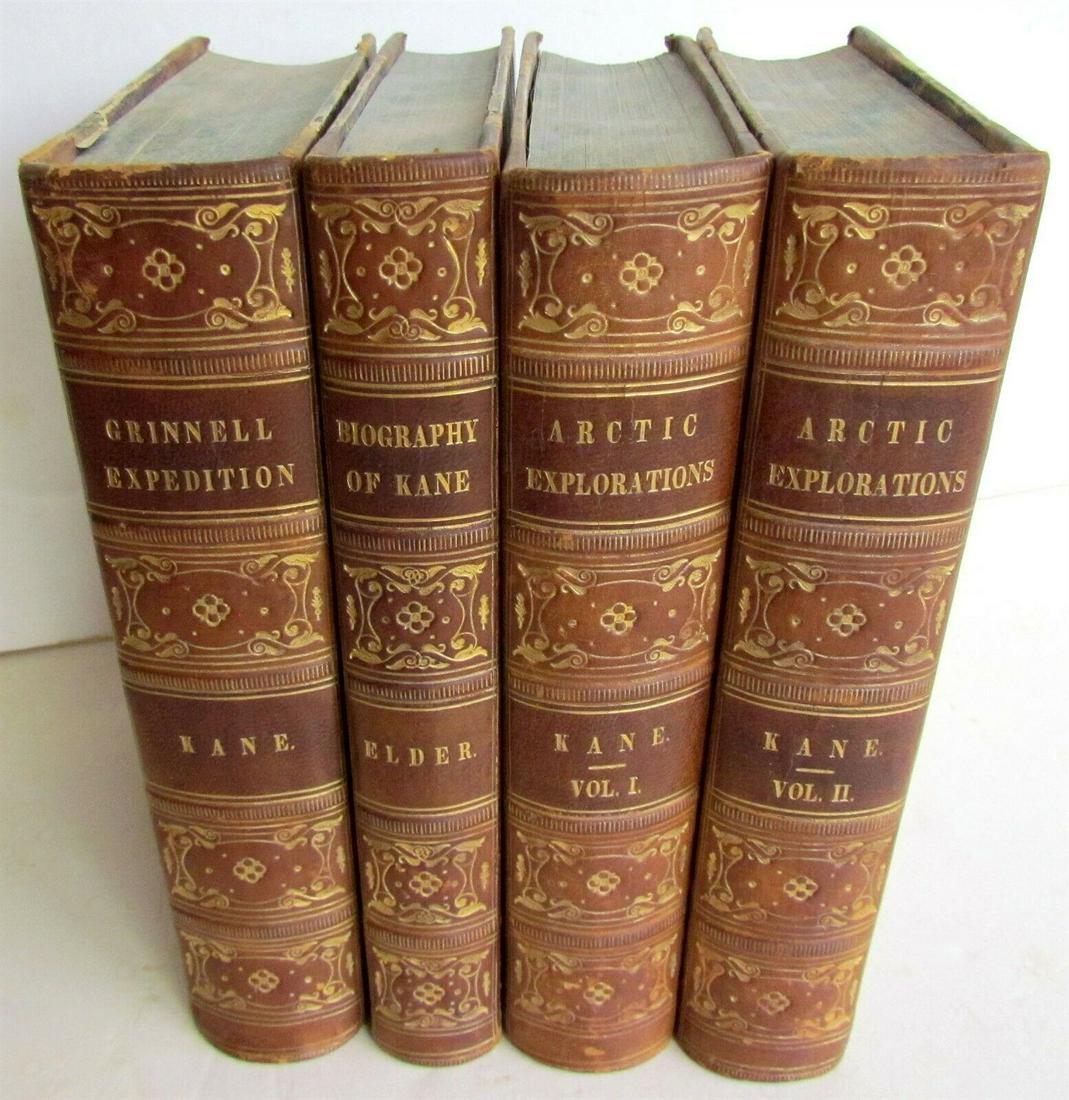 1856 4 volumes ARCTIC EXPLORATIONS GRINNEL EXPEDITION (1 of 12)