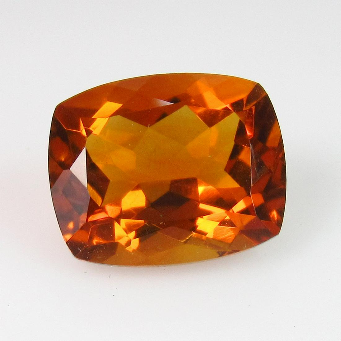 4.08 Ctw Natural Madeira Citrine 11X9 mm Cushion Cut: No Reserve! Title: 4.08 Ctw Natural Madeira Citrine 11X9 mm Cushion Cut Stone Clarity: Transparent Gemstones: Citirine Carat Weights: 4.08 Size/Dimensions: 11.10 x 9.10 x 6.50 mm Additional Informatio