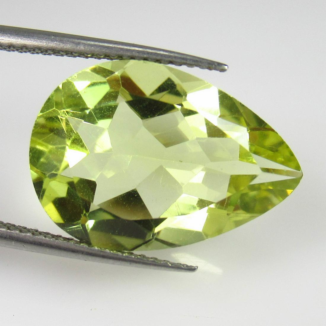 9.60 Ct Natural Yellow Lemon Quartz Pear Cut: No Reserve! Title: 9.60 Ct Natural Yellow Lemon Quartz Pear Cut Stone Clarity: VVS Loose Gemstone: Natuarl Lemon Quartz Carat Weights: 9.60 Size / Dimensions: 18.80 x 12.90 x 7.70 mm Top Quality Luste