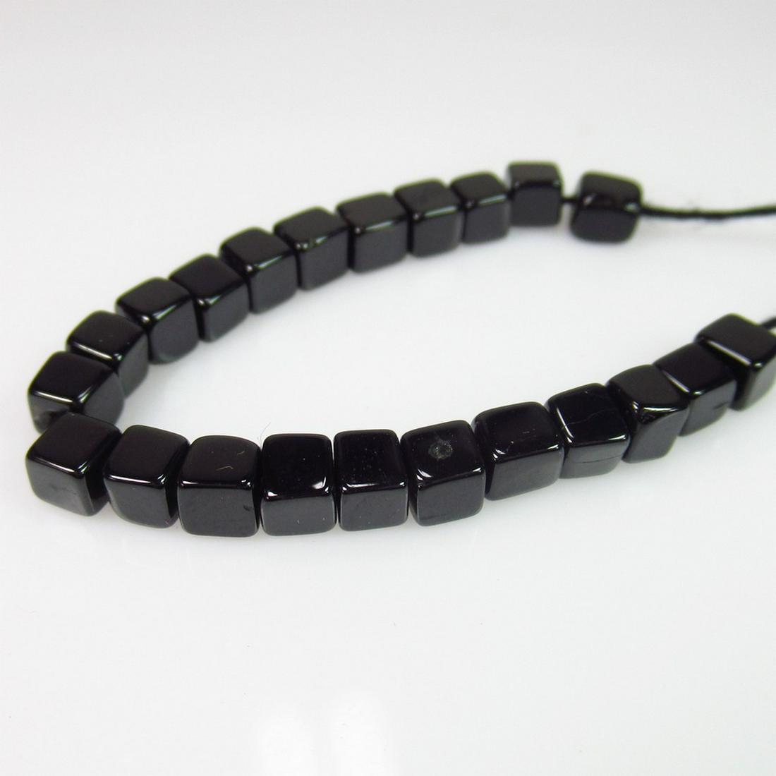 17.66 Ct Genuine 22 Drilled Black Spinel Square Beads: No Reserve! Title: 17.66 Ct Genuine 22 Drilled Black Spinel Square Beads Stone Clarity: Opaque Loose Gemstone: Natural Black Spinel Beads Carat Weights: 17.66 Size / Dimensions: 4.0x4.0 to 4.5x4.5 mm 