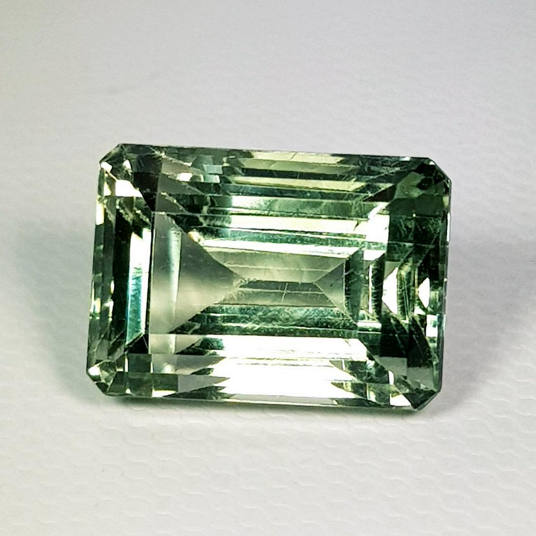 Natural Green Amethyst Emerald Cut 9.65 ct (1 of 6)