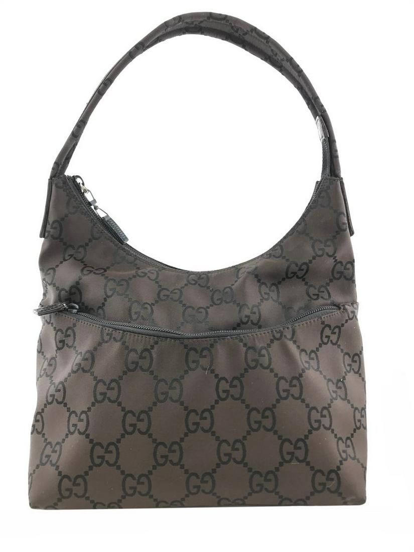 Gucci GG Monogram Nylon Hobo (1 of 14)