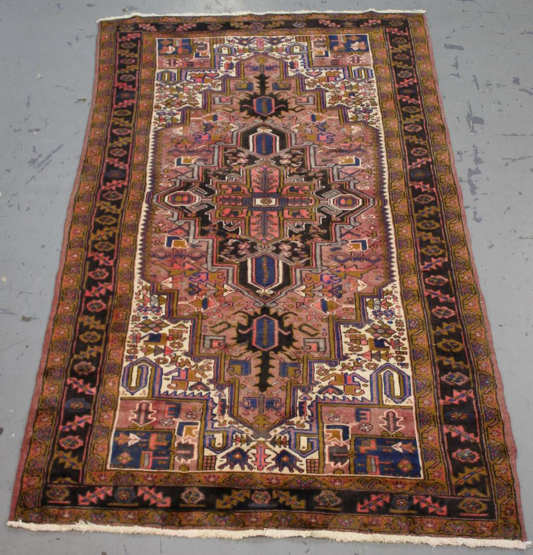 Handmade Semi Antique Persian Heriz 4.11x8.6 (1 of 9)