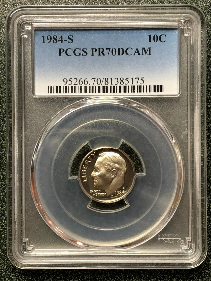 1984-S Roosevelt Dime PR70DCAM - PCGS (1 of 2)