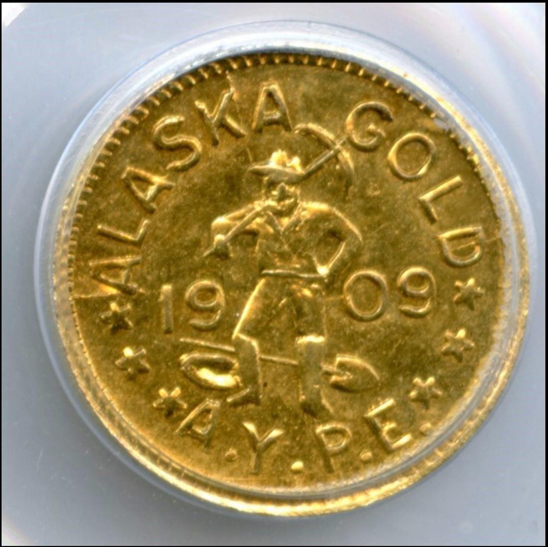 1909 Half Dollar PWT AYPE Alaska Gold X-Tn3 PCGS MS62 (1 of 4)