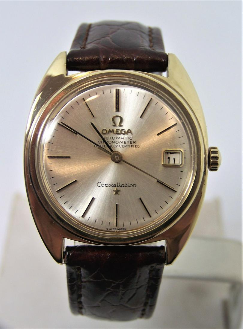 Vintage 14k & SS OMEGA CONSTELLATION CHRONOMETER: Description Vintage 14k & S/Steel OMEGA CONSTELLATION CHRONOMETER Automatic Watch 1960s Cal 564? in Excellent Condition* RARE This Mens Omega watch is Swiss made Great present for yourself or someone 