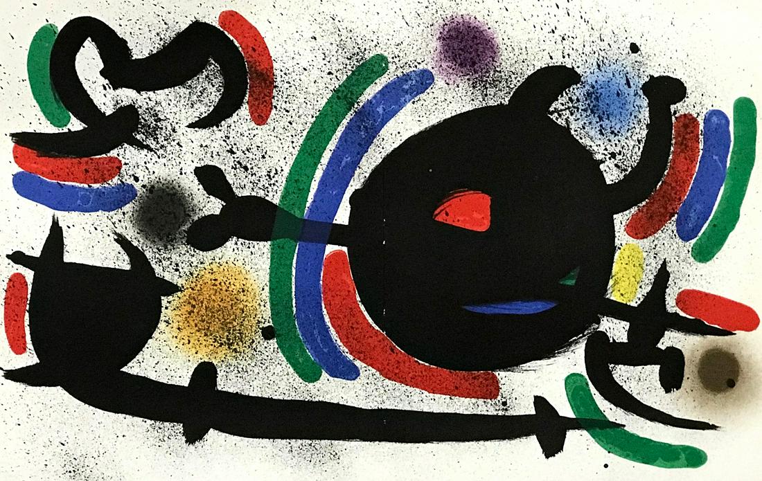 Joan Miro "Original Lithograph X" 1972 (1 of 1)