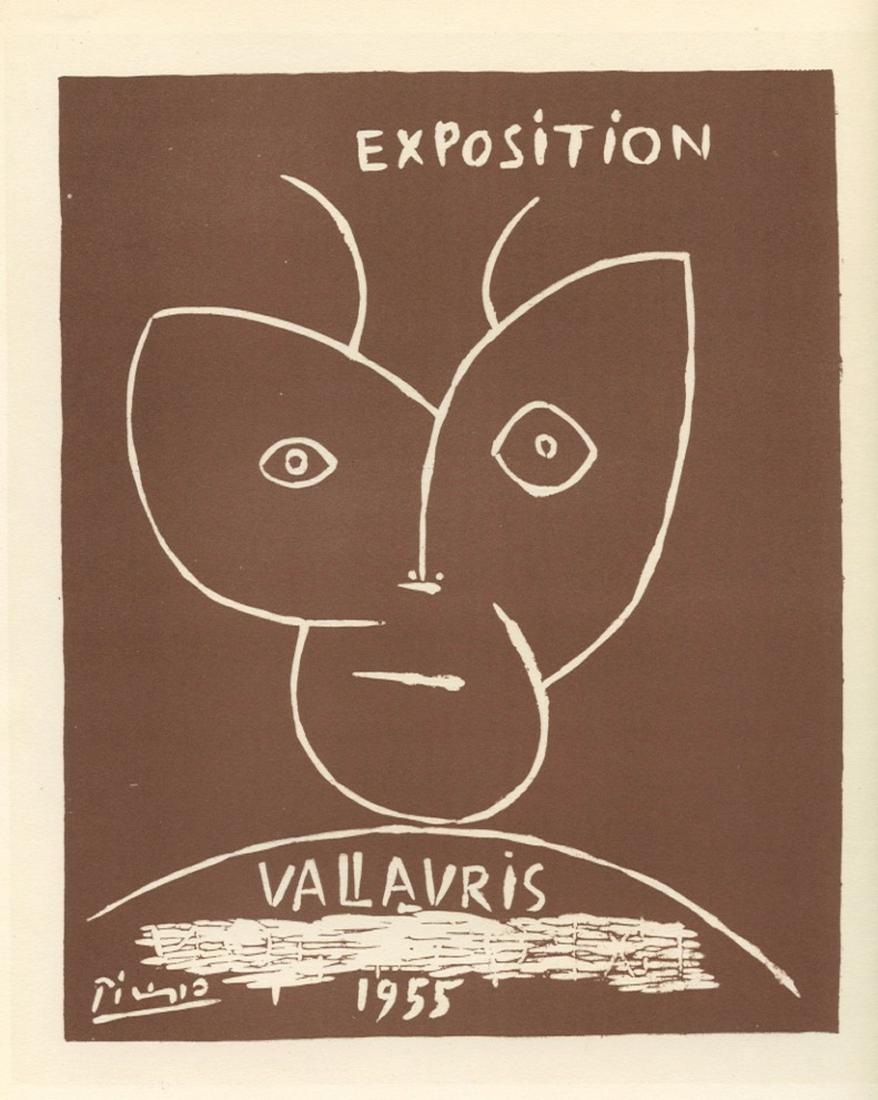Pablo Picasso lithograph poster "Exposition Vallauris" (1 of 1)