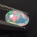 0.92 Ctw Natural Multi-Color Fire Faceted Opal Oval Cut - 2