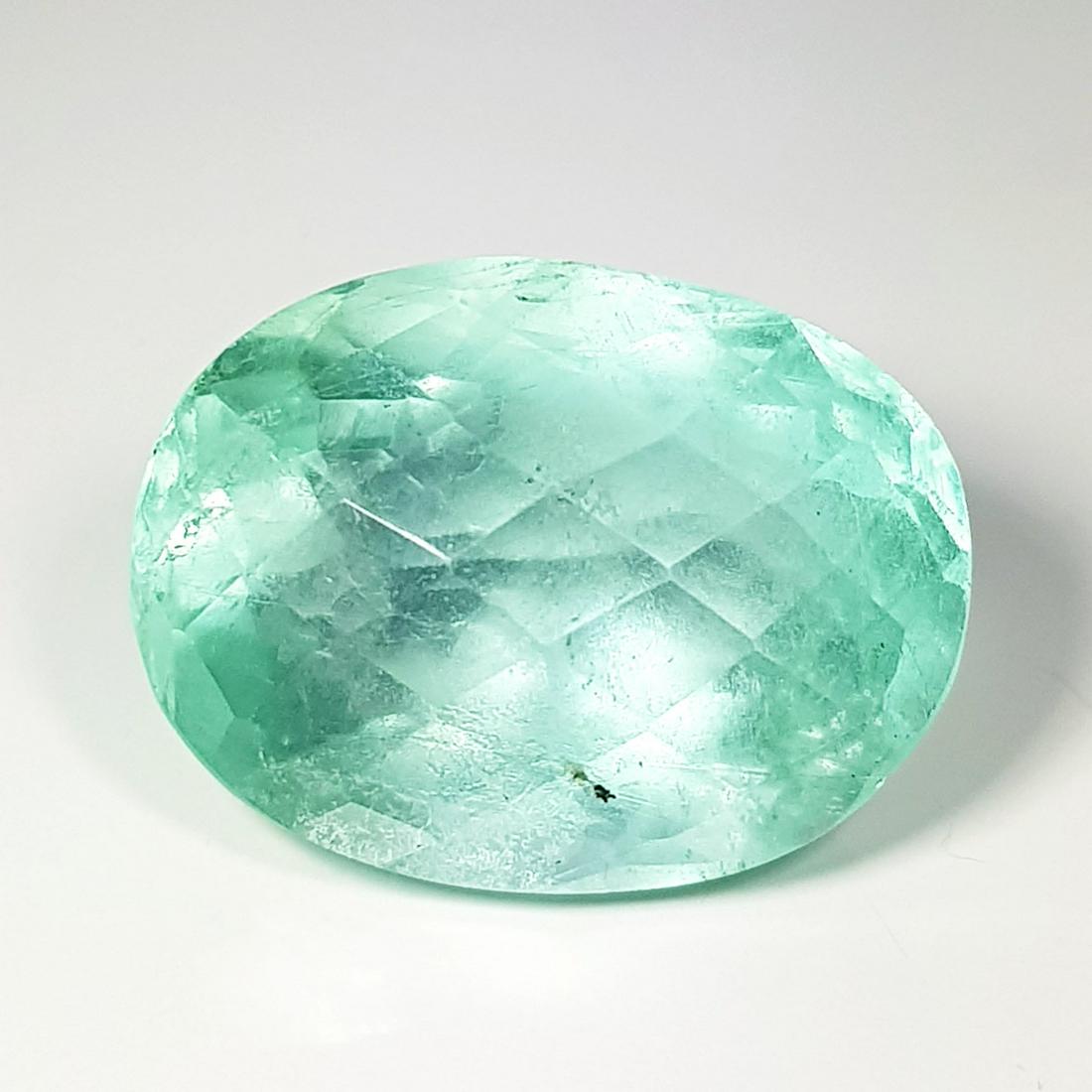 Natural Green Fluorite Oval Cut 32.85 ct (1 of 5)