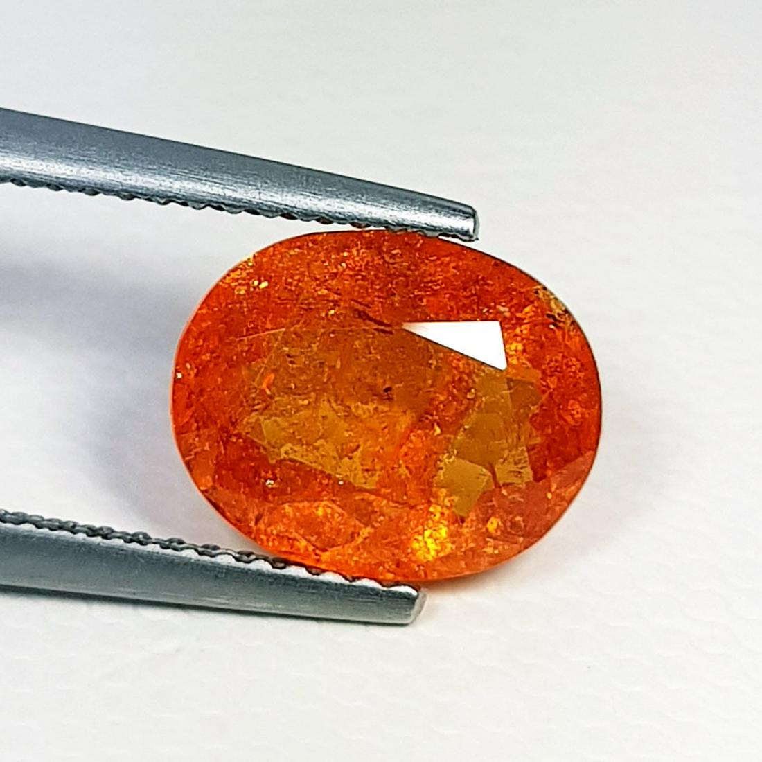 Natural Spessartite Garnet Oval Cut - 3.30 ct (1 of 6)
