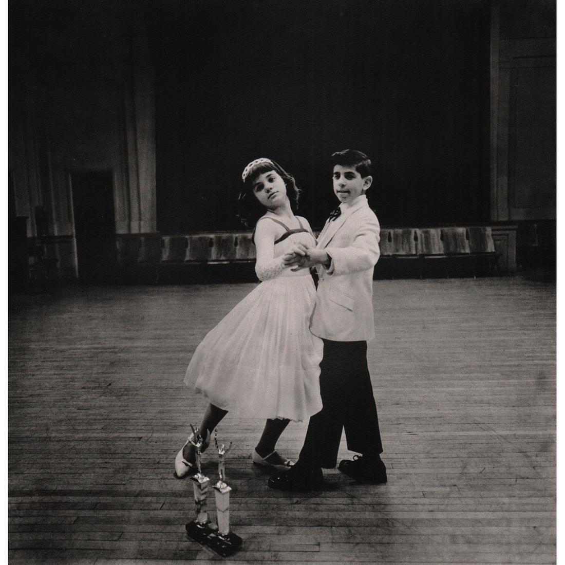 DIANE ARBUS - Junior Interstate Ballroom Dance: Artist: DIANE ARBUS Print Title: Junior Interstate Ballroom Dance Champions, Yonkers, NY 1962 Limited Edition folio 288/1000 Medium: Sheet-Fed Gravure Printed in 1970's Printed in Italy Image Size: 10