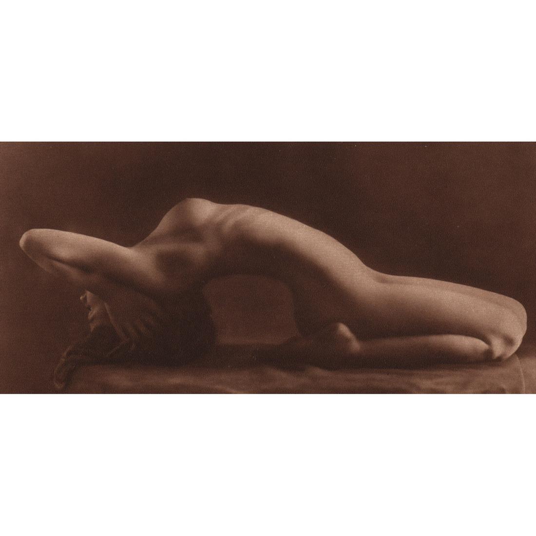 DRTIKOL - Nude: Artist: DRTIKOL Print Title: Nude Medium: Sheet-fed Gravure Printing Date: 1920's Printed in Germany Image size approx. 8.25 x 4 inches Frantisek Drtikol (1883-1961) was a Czech photographer whose pho