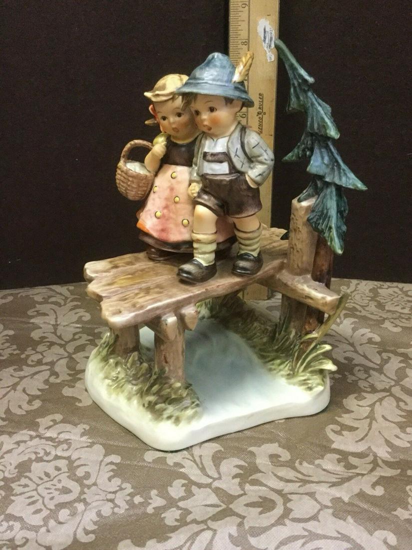 Century Collection Large 8” Tall Goebel Hummel On Our: Century Collection Large Goebel Hummel On Our Way # 472 With Original Box 8” Tall Fabulous! Figurine is in Beautiful Condition! There are no chips or cracks. There is a box. The box is in decent con