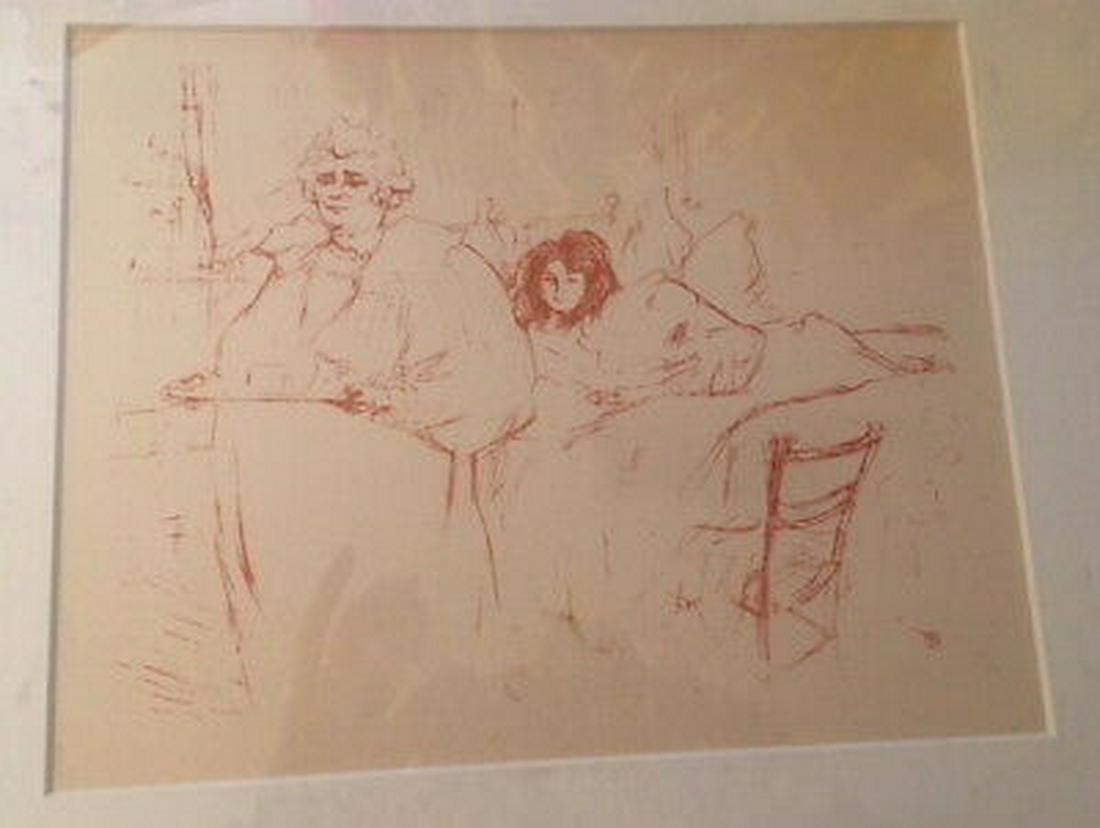 Original Toulouse Lautrec "Femme Au Plateau" (1 of 2)