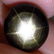 8,22 ct Natural Black Star Sapphire 6 Rays Star