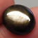 8,22 ct Natural Black Star Sapphire 6 Rays Star - 2