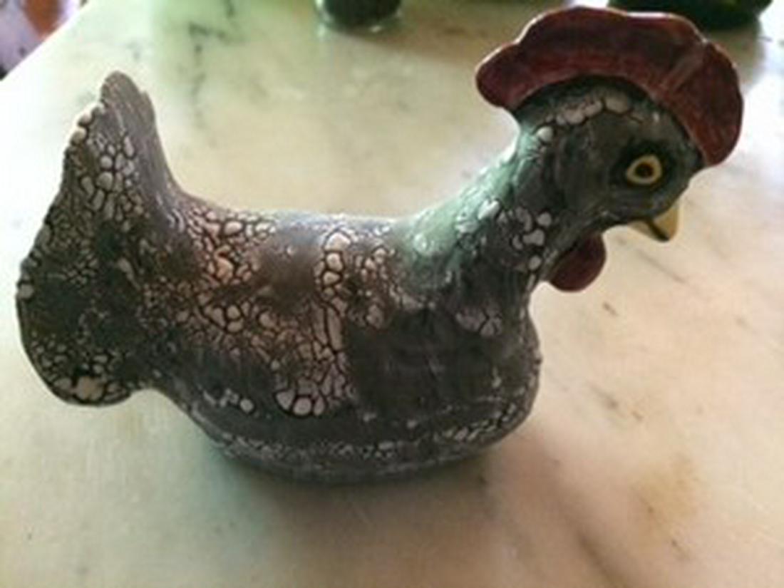 Rare Van Briggle Chicken (1 of 5)
