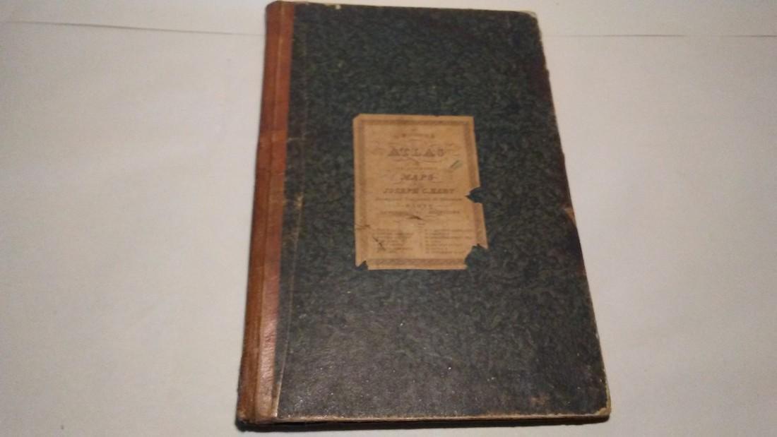 Modern Atlas Of 14 Maps-1826,14 hand colored fldg maps (1 of 8)