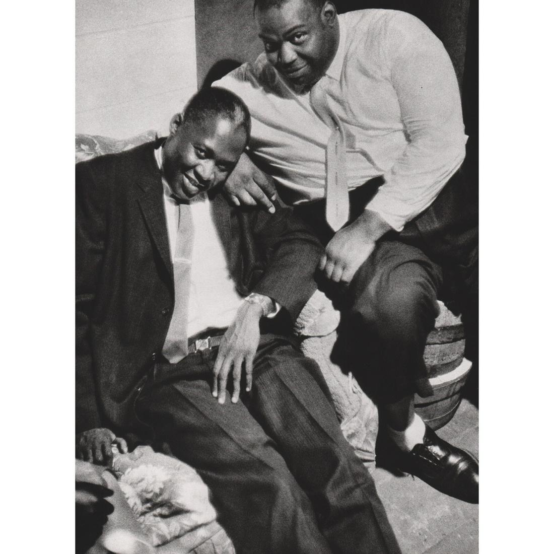 WILLIAM CLAXTON - Memphis Slim & Friend, Chicago 1960: Artist: WILLIAM CLAXTON Print Title: Memphis Slim & Friend, Chicago 1960 Memphis Slim (1915-1988) was an American blues pianist, singer, and composer. He led a series of bands that, reflecting the pop