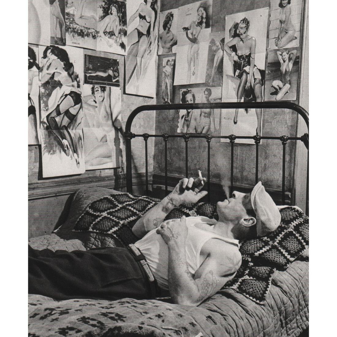 ROBERT DOISNEAU - Pinups, 1952: Artist: ROBERT DOISNEAU Print Title: Pinups, 1952 Medium: Sheet-fed Gravure Printing Date: 1970's Printed in France Image Size: 7 x 8 inches Robert Doisneau (1912-1994) was a French photographer. In t