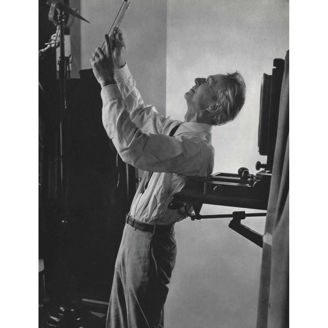 HORST - Edward Steichen: Artist: HORST Print Title: Edward Steichen dward Jean Steichen (1879-1973) was a Luxembourgish American photographer, painter, and art gallery and museum curator. His career, especially his activities