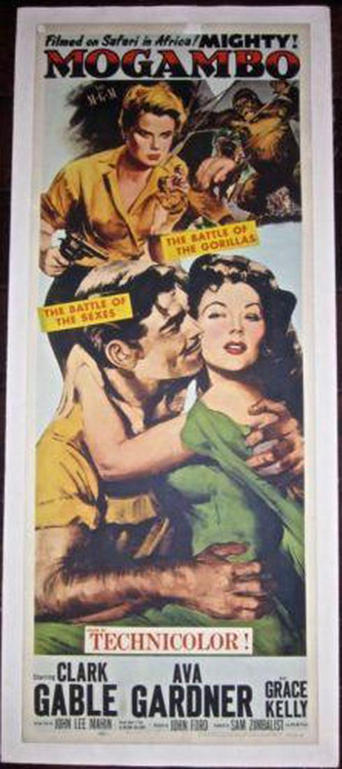 MOGAMBO -53 LB INSERT CLARK GABLE GARDNER & (1 of 1)