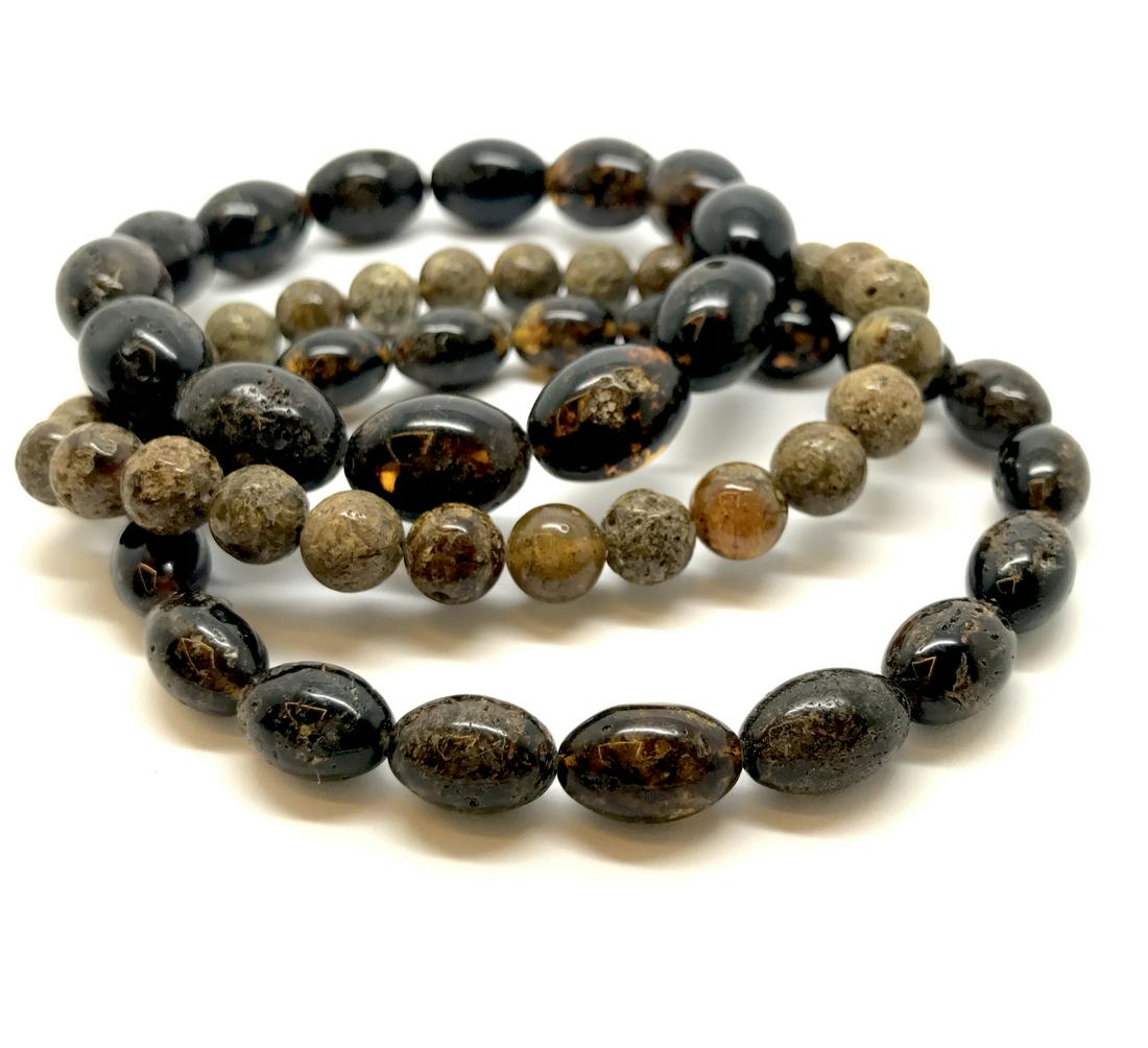 3x Baltic amber bracelets of various shape, 27.6 gr (1 of 7)