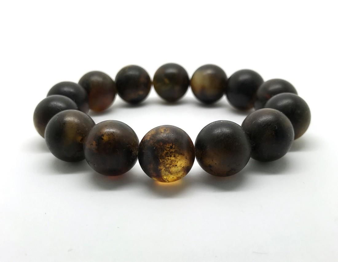 Bracelet Baltic amber beads ø13.5mm (1 of 8)