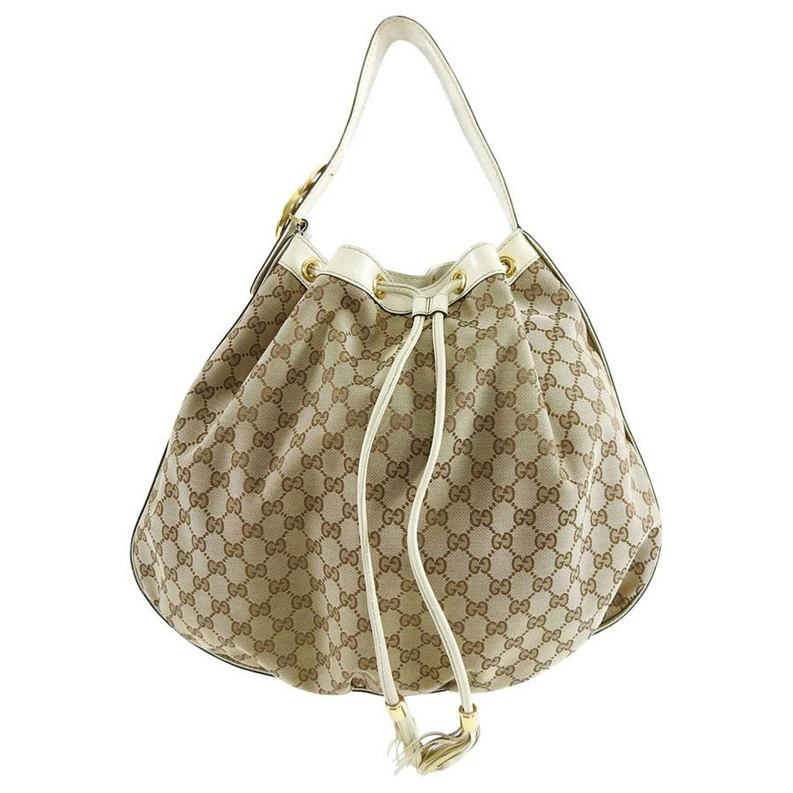 Gucci Interlocking Icon GG Ivory Monogram Canvas Large (1 of 13)