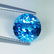 Natural Blue Topaz Round Cut 3.30 ct - 4