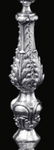 LUIGI GENAZZE - TWO ITALIAN SILVER CANDELABRA, STYLE - 3
