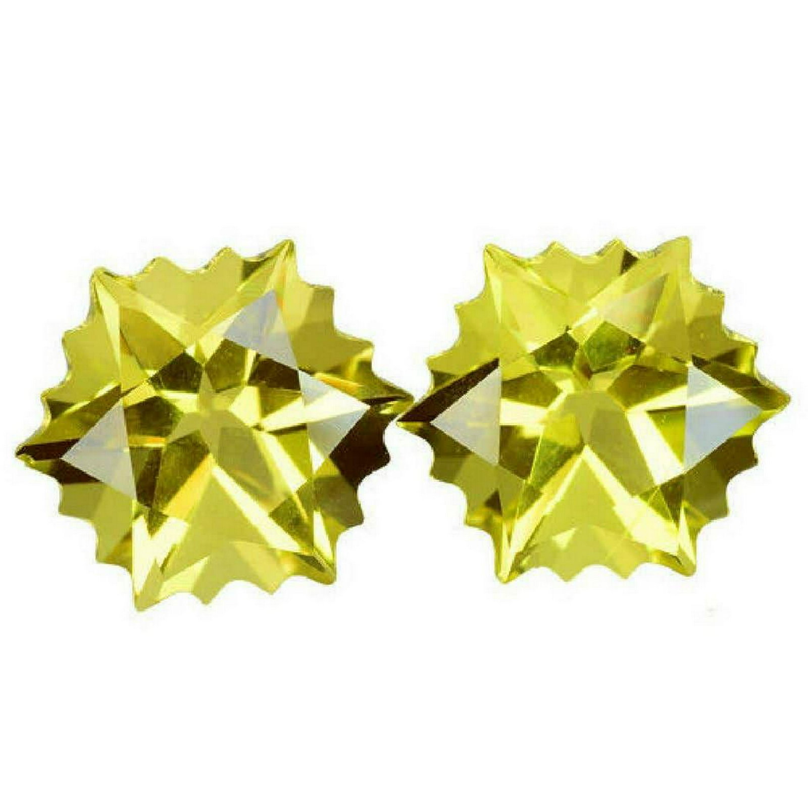 Pair natural lemon quartz: No Reserve! Title: Pair natural lemon quartz Color/Clarity: lemon yellow/VVS Gemstone Type: natural/untreated Carat Weights: 9 Size/Dimensions: 12.55x11.11x7.09 ct Shipping: Domestic: Flat-rate of $10