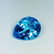 Natural Blue Topaz Pear Cut 2.50 ct - 3